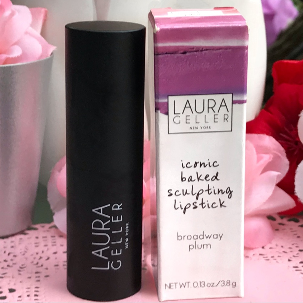 Laura Geller Iconic Baked Sculpting Lipstick in Broadway Plum ISSUE w Tube *BNIB - Picture 2 of 15